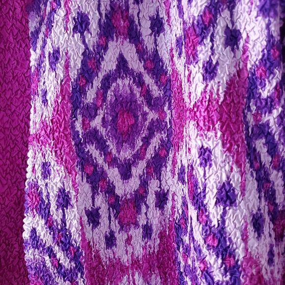 Travelers Collection Reversible Crushed Ikat Jacket Size 0 = XS - Picture 5 of 9